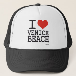 Boné Eu amo a praia de Veneza