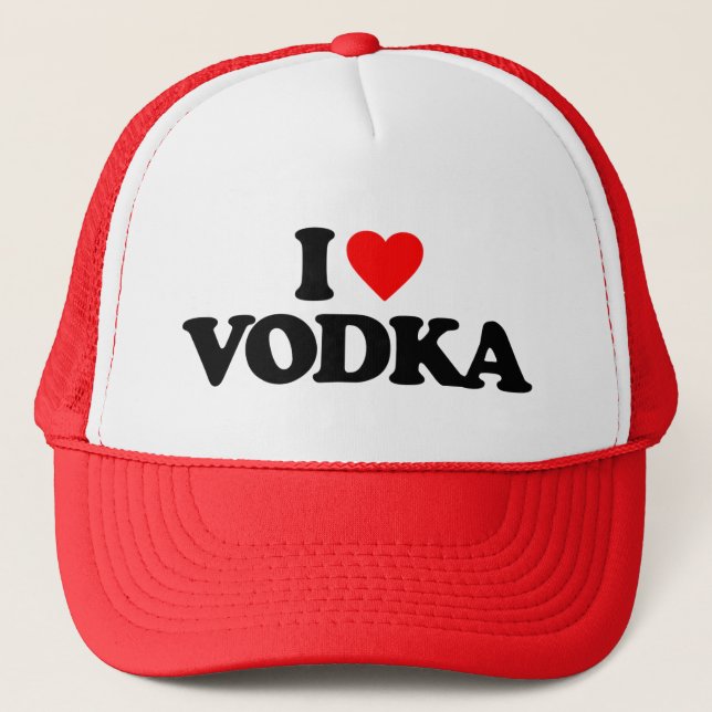 BONÉ EU AMO A VODCA (Frente)
