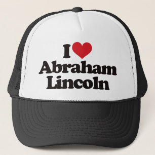 Boné Eu amo Abraham Lincoln