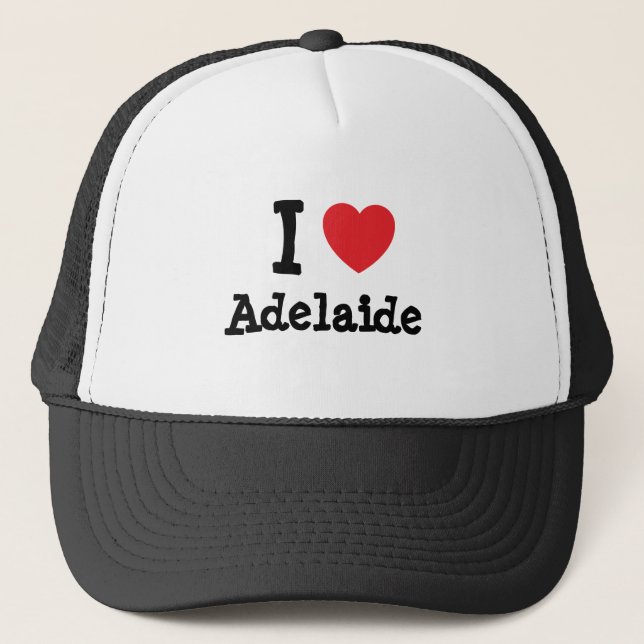 Boné Eu amo Adelaide coração T-Shirt (Frente)