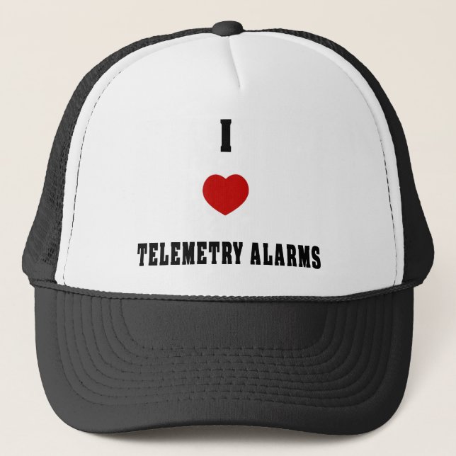 Boné Eu amo alarmes da telemetria (Frente)