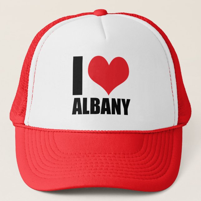 Boné Eu amo Albany (Frente)