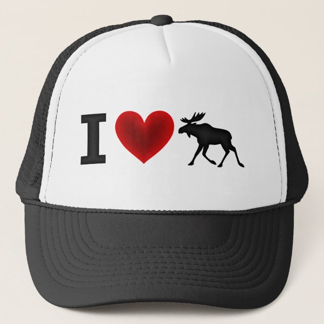 Boné Eu amo alces (Frente)
