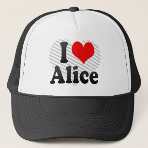 Boné Eu amo Alice