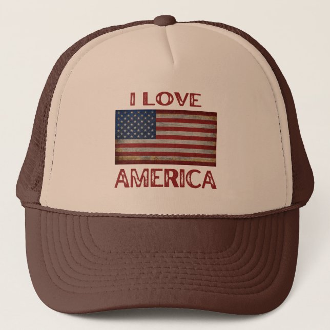 BONÉ EU AMO AMÉRICA (Frente)