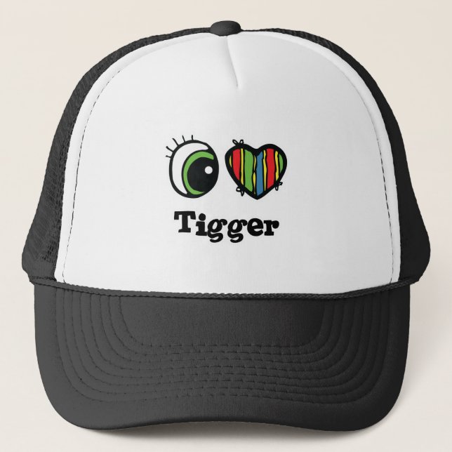 Boné Eu Amo (Amo) Tigger (Frente)