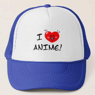 Boné Eu Amo Anime