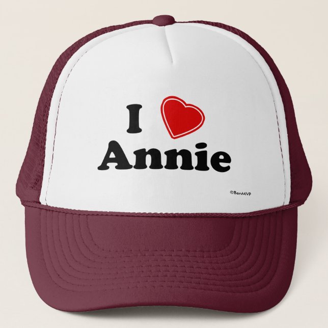Boné Eu amo Annie (Frente)