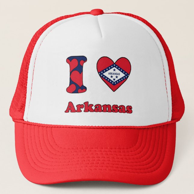 Boné Eu amo Arkansas (Frente)