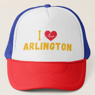 Boné Eu amo Arlington, Texas