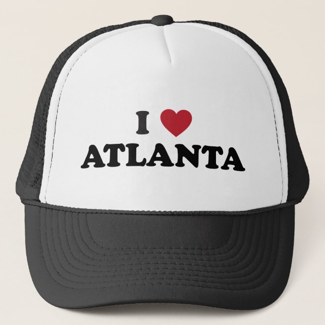 Boné Eu amo Atlanta Geórgia (Frente)