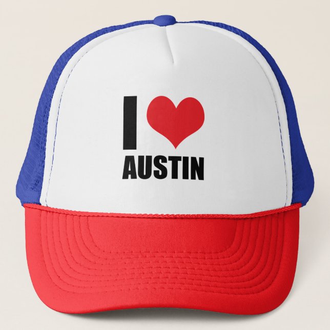 Boné Eu amo Austin (Frente)