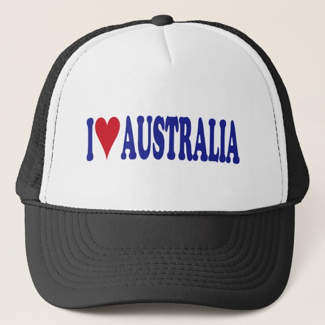 Boné Eu amo Austrália (Frente)