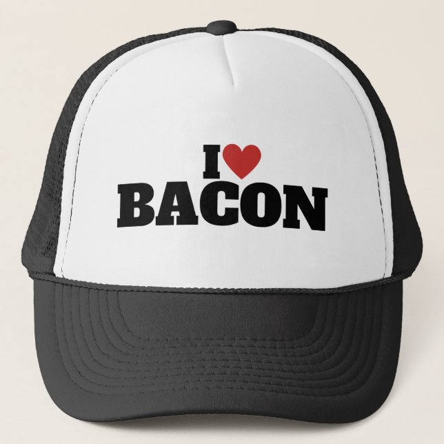 Boné Eu Amo Bacon (Frente)