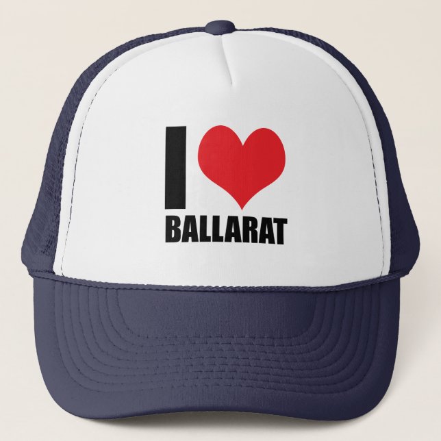 Boné Eu amo Ballarat (Frente)