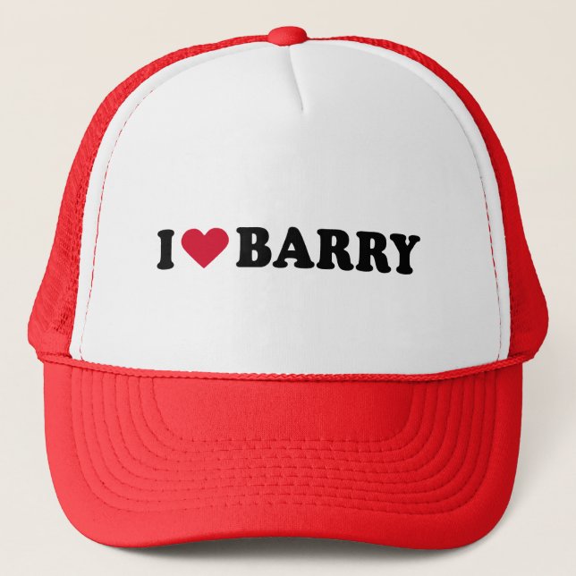 BONÉ EU AMO BARRY (Frente)