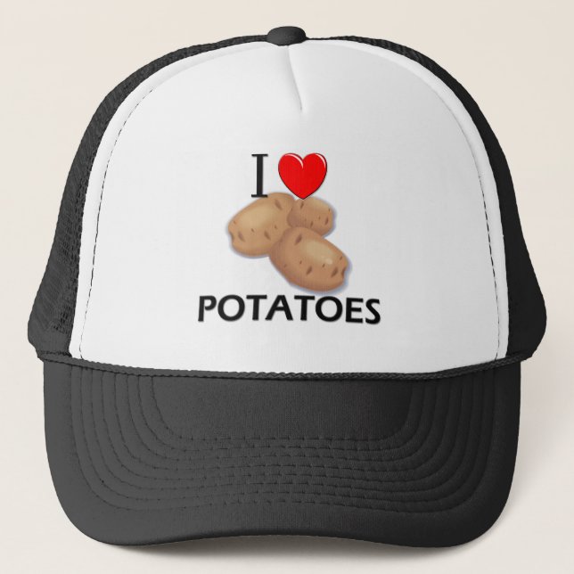 Boné Eu amo batatas (Frente)