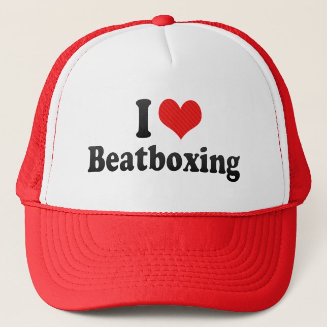 Boné Eu amo Beatboxing (Frente)