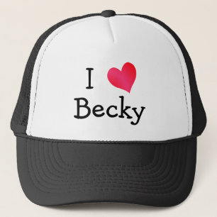 Boné Eu amo Becky