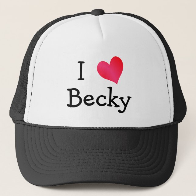 Boné Eu Amo Becky (Frente)