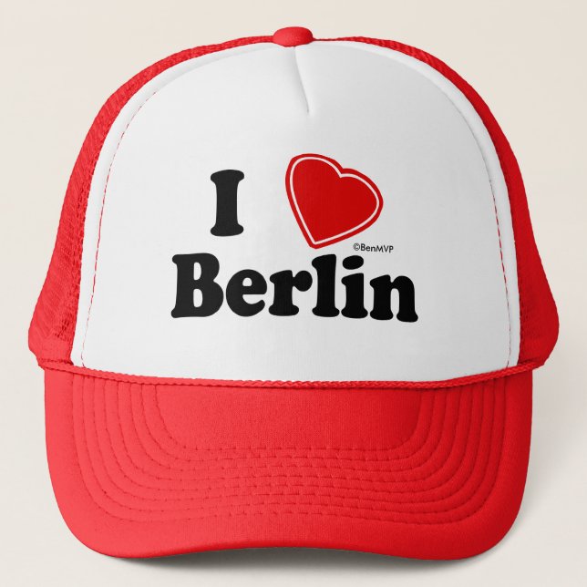 Boné Eu amo Berlim (Frente)