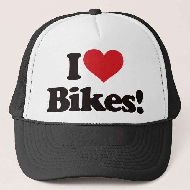 Boné Eu amo bicicletas! (Frente)