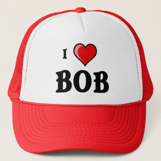 Boné Eu amo Bob