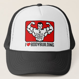 Boné Eu amo Bodybuilding