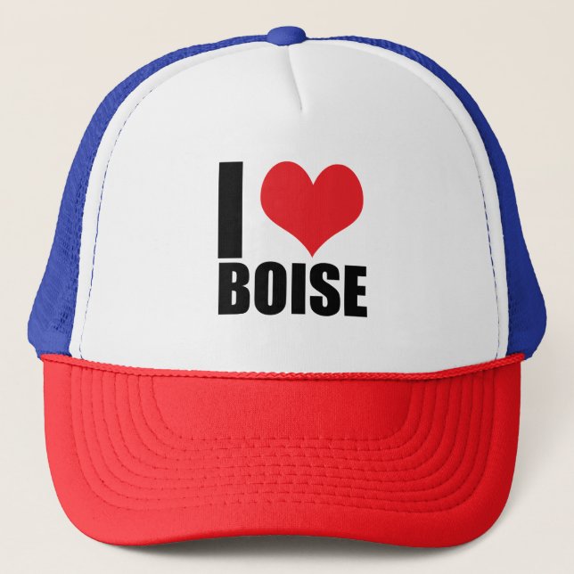 Boné Eu amo Boise (Frente)