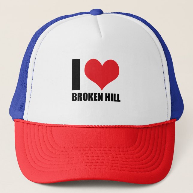 Boné Eu amo Broken Hill (Frente)