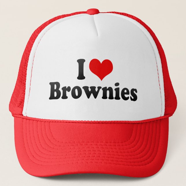Boné Eu amo brownies (Frente)