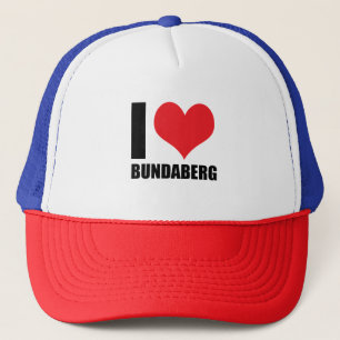 Boné Eu amo Bundaberg