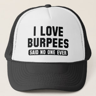 Boné Eu Amo Burpees