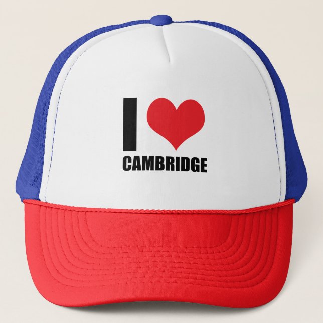 Boné Eu amo Cambridge (Frente)
