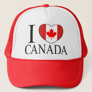 Boné Eu amo Canadá