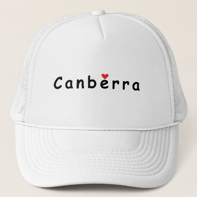 Boné Eu amo Canberra (Frente)