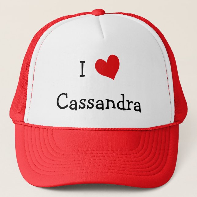 Boné Eu Amo Cassandra (Frente)