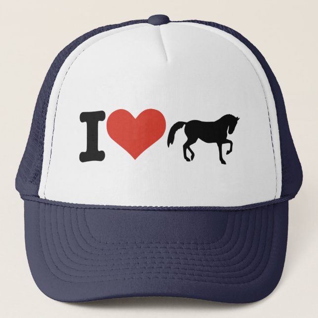 Boné Eu amo cavalos (Frente)