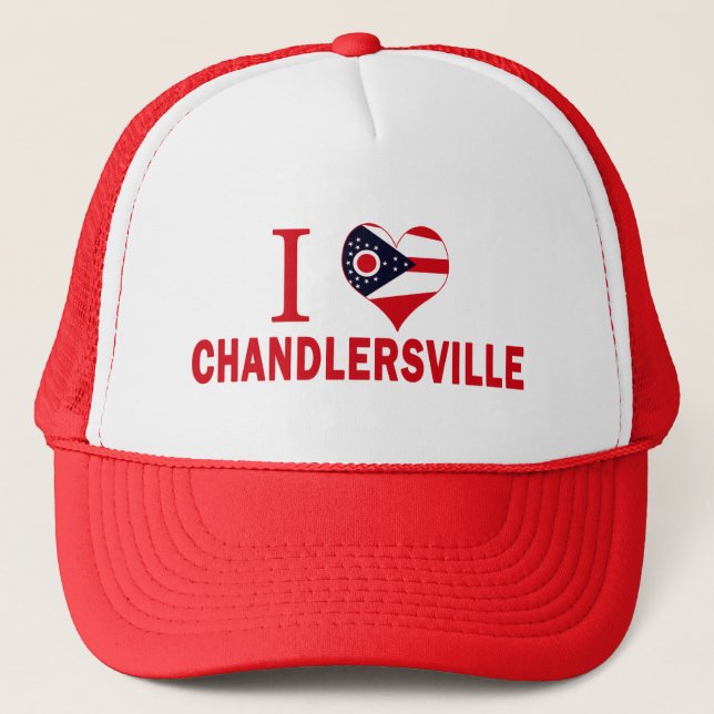 Boné Eu amo Chandlersville, Ohio (Frente)