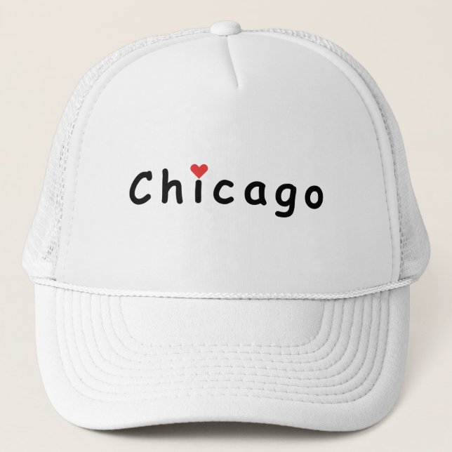 Boné Eu amo Chicago (Frente)