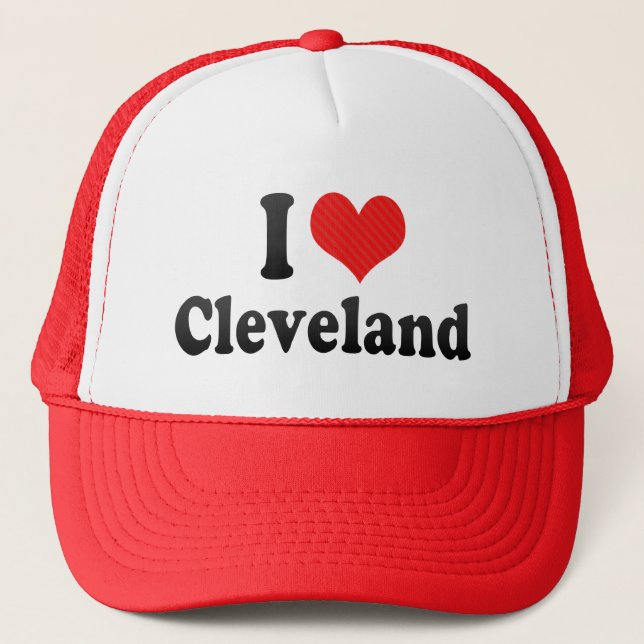 Boné Eu amo Cleveland (Frente)