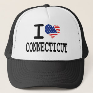 Boné Eu amo Connecticut