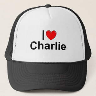 Boné Eu amo (coração) Charlie