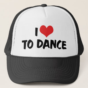 Boné Eu Amo Coração Para Dançar - Tango Valsa Amante de