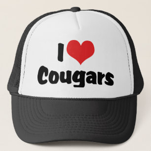 Boné Eu Amo Corações Cougars