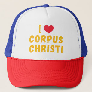 Boné Eu amo Corpus Christi, Texas