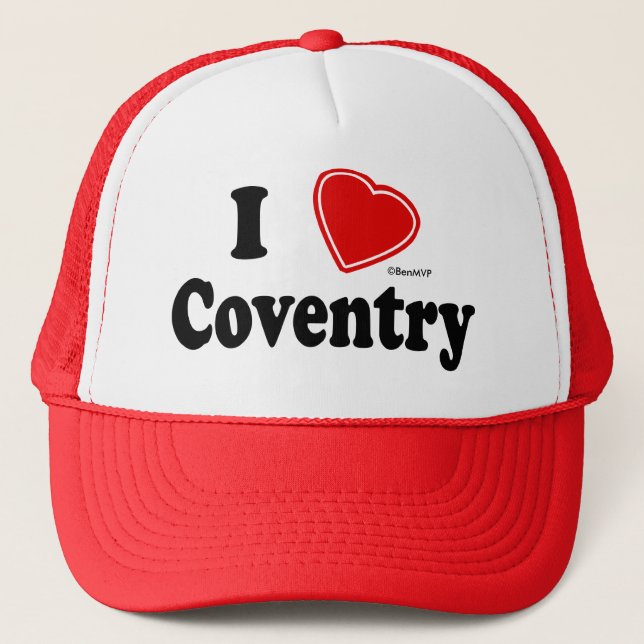Boné Eu amo Coventry (Frente)