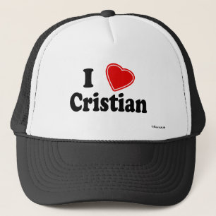 Boné Eu amo Cristian