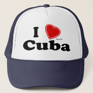 Boné Eu amo Cuba