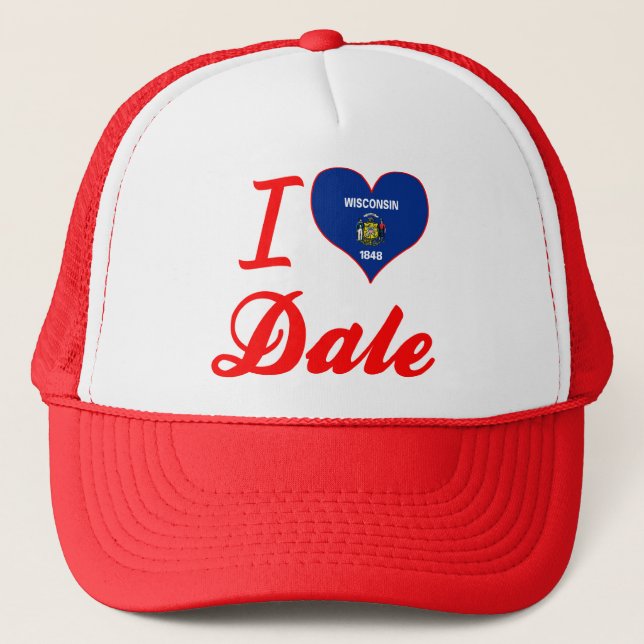 Boné Eu amo Dale, Wisconsin (Frente)